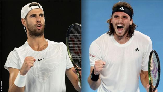 Karen Khachanov and Stefanos Tsitsipas