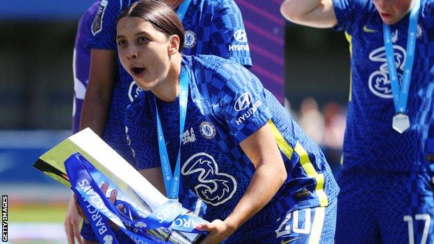 Sam Kerr: Chelsea striker on doing the unthinkable & predicting 'worldies'  - BBC Sport