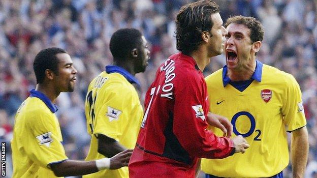 Martin Keown and Ruud van Nistelrooy