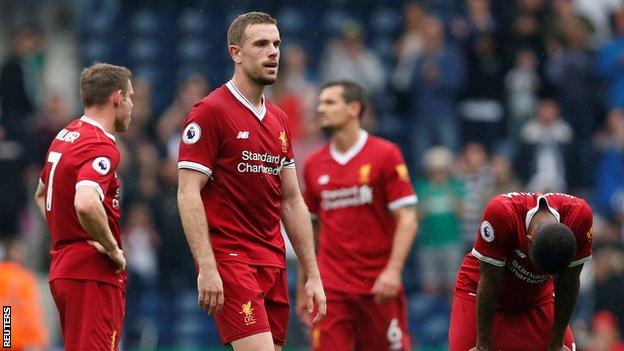 West Bromwich Albion 2 2 Liverpool Bbc Sport