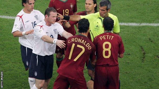 Wayne Rooney reveals what he said to Cristiano Ronaldo after 2006 World Cup  red card 