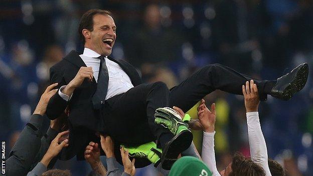 Juventus boss Massimiliano Allegri