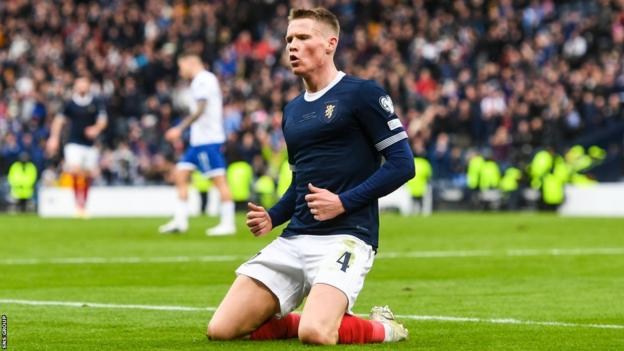 Scott McTominay scored twice when Scotland beat Cyprus 3-0 at Hampden in March