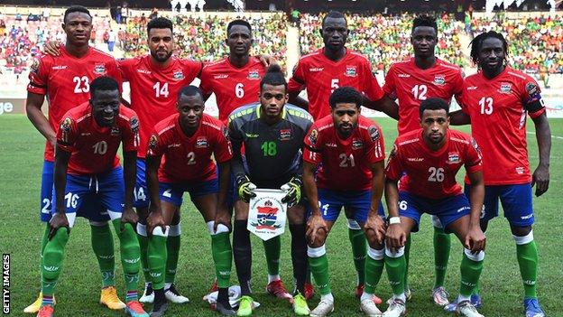 The Gambia side to face Cameroon