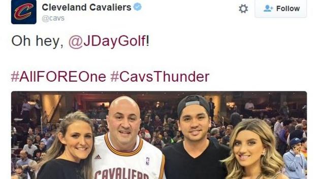 Cleveland Cavaliers tweet