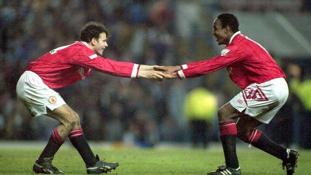 Ryan Giggs (left) and Paul Ince