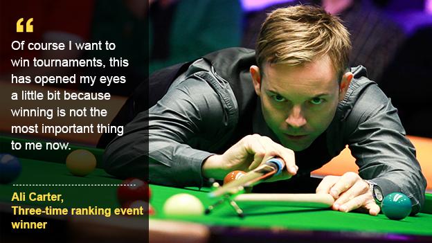 Aspire to be like Ali Carter.