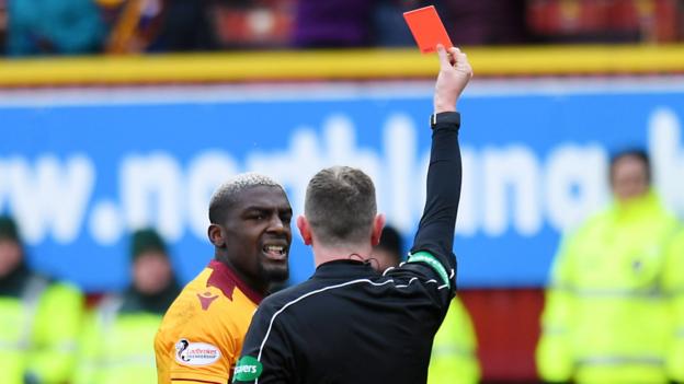 Cedric Kipre: Motherwell appeal against defender’s red card in draw with Celtic