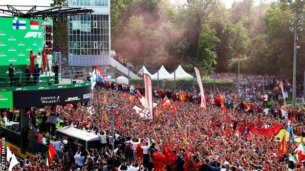 Ferrari celebrate