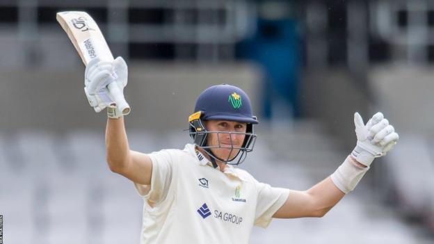 Marnus Labuschagne hit his seventh century to give Glamorgan their 2,000th win in the county.