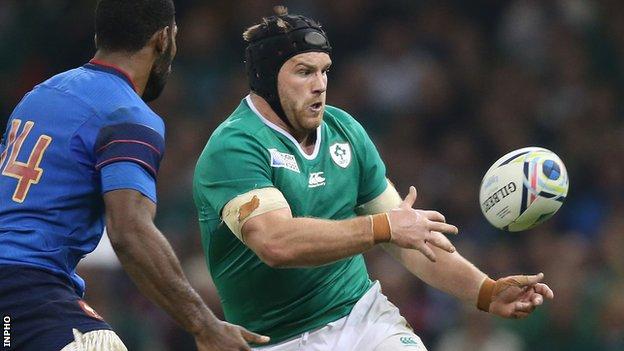 Ireland will without Sean O'Brien for the quarter-final on Sunday