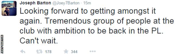 Joey Barton Twitter