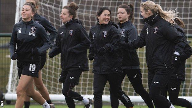 SWPL 1 champions Glasgow City are back in training to prepare for the relaunch of their title defence