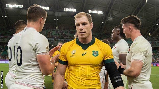 David Pocock was applauded off the pitch by England players after Australia's quarter-final defeat at the 2019 World Cup