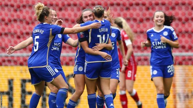 Leicester City celebrate