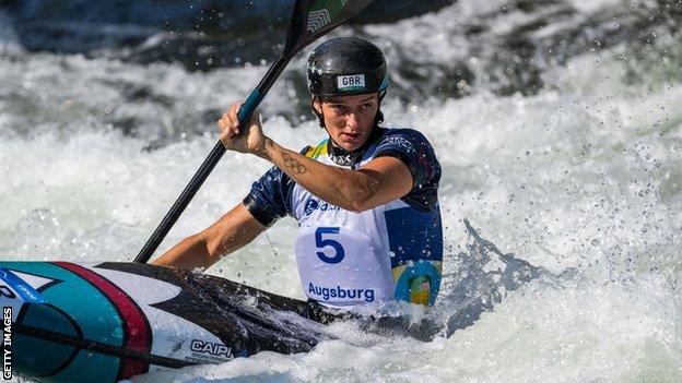 Great Britain's most successful female canoeist Mallory Franklin says she's still hungry for success