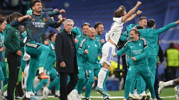 Real Madrid celebrate