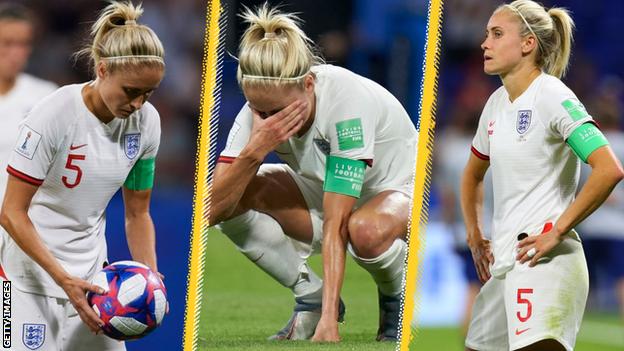 Steph Houghton en la semifinal del Mundial Rusia 2019