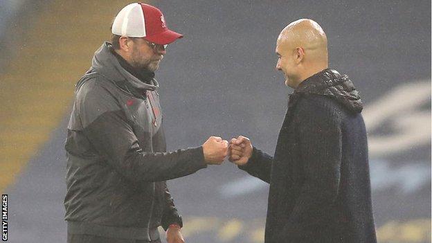 Pep Guardiola and Jurgen Klopp