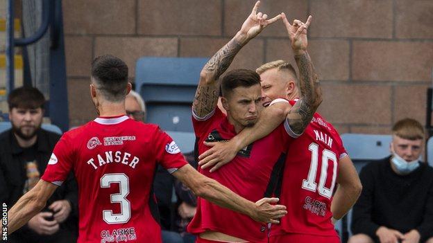 The industrious forward was lively and linked well with new striker partner Main, and produced a fine opening goal
