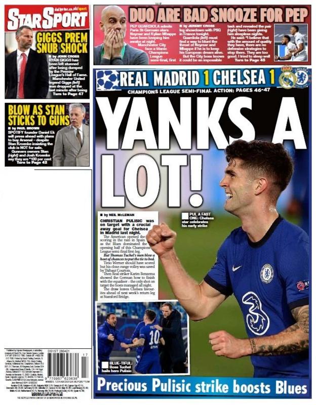 Wednesday's Back Pages - BBC Sport