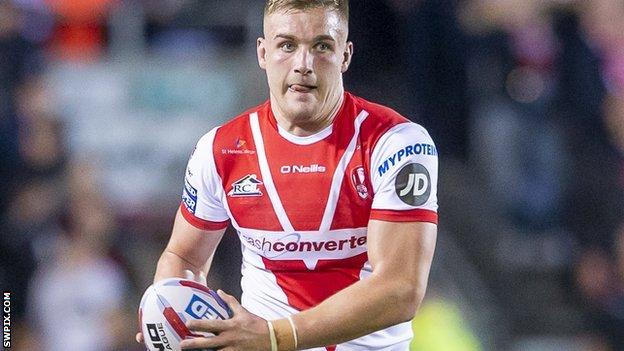 Matty Lees: St Helens prop signs new three-year deal - BBC Sport