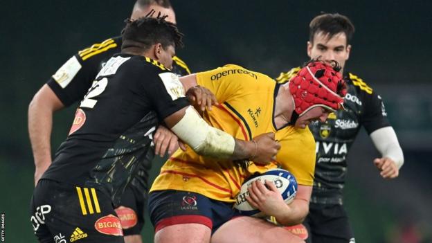 Tom Stewart in action at Aviva Stadium