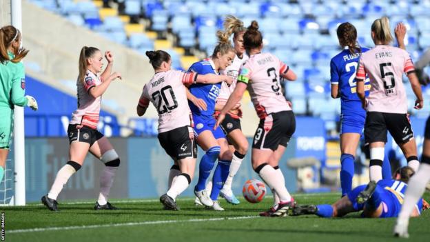 Leicester venció 2-1 al Reading en abril en la WSL