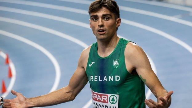 Andrew Coscoran moved to fifth on the Irish all-time list for 1500m indoors with a 3:37.20 clocking last month