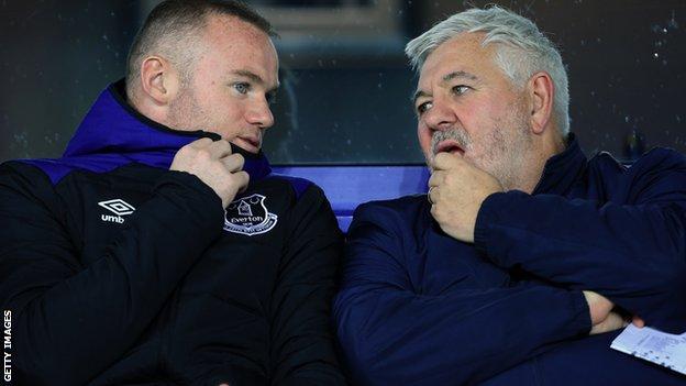 Wayne Rooney and Paul Stretford