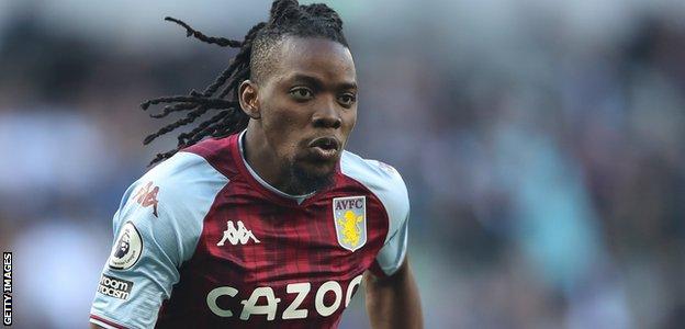 Aston Villa and Burkina Faso's Bertrand Traore