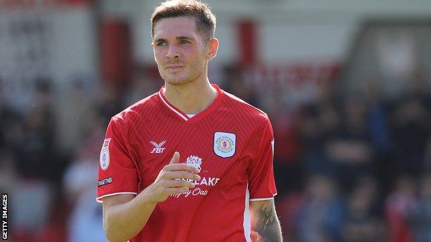 Callum Ainley: Crewe Alexandra midfielder to miss three months after  shoulder surgery - BBC Sport