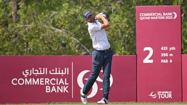 Scott Jamieson in action at the Qatar Masters