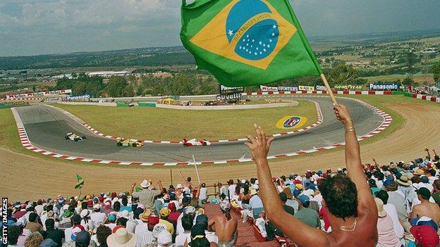 Kyalami circuit in South Africa in 1993