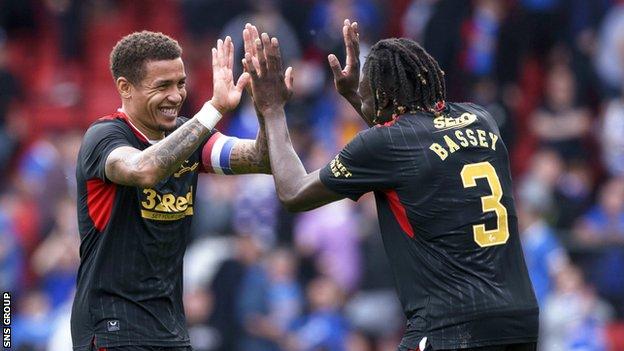 James Tavernier and Calvin Bassey