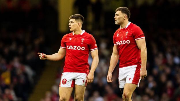 Wales centres Joe Hawkins and Mason Grady