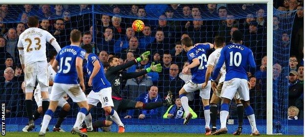 Seamus Coleman misses from yards out with the last kick of the game
