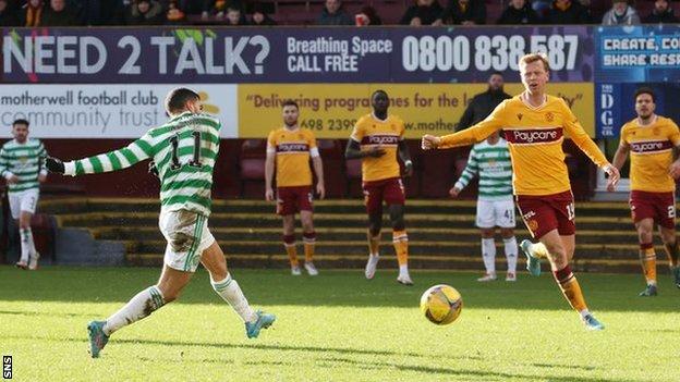 Liel Abada goal v Motherwell