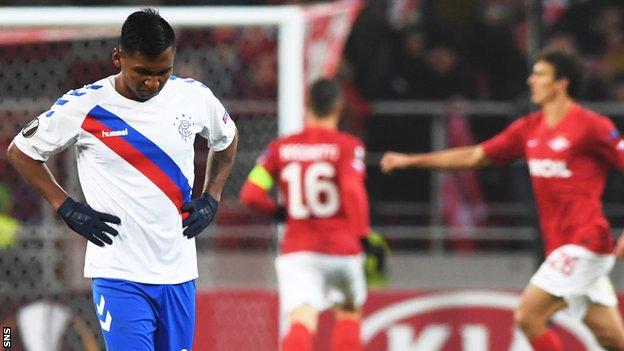 Spartak Moscow 4-3 Rangers: 11-game unbeaten Europa League run