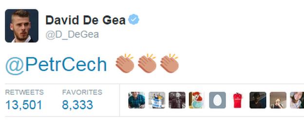 David De Gea Twitter