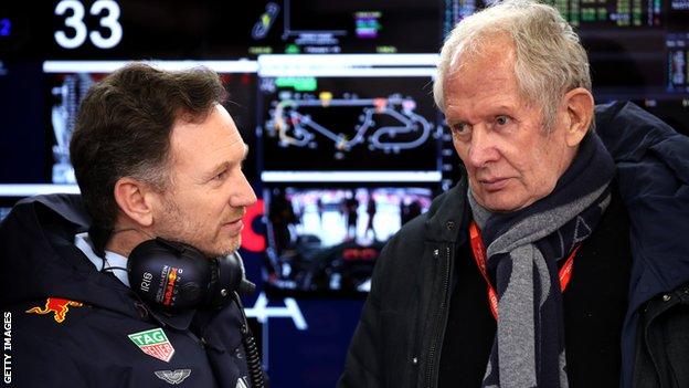 Christian Horner and Helmut Marko