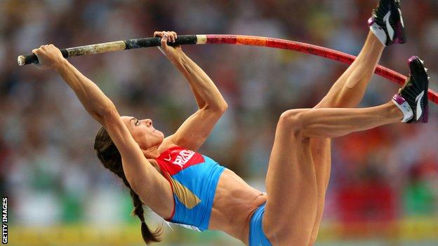 Yelena Isinbayeva Russias Former Olympic And World Pole Vault