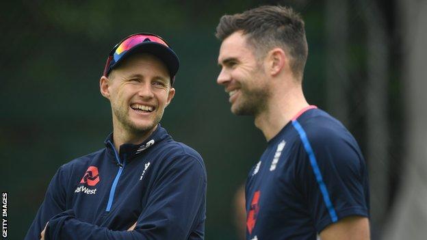 Joe Root and James Anderson