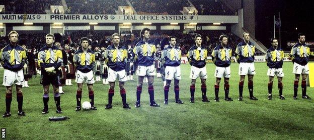 Pat Nevin was in the Scotland starting XI for the World Cup qualifier against Malta at Ibrox in 1993