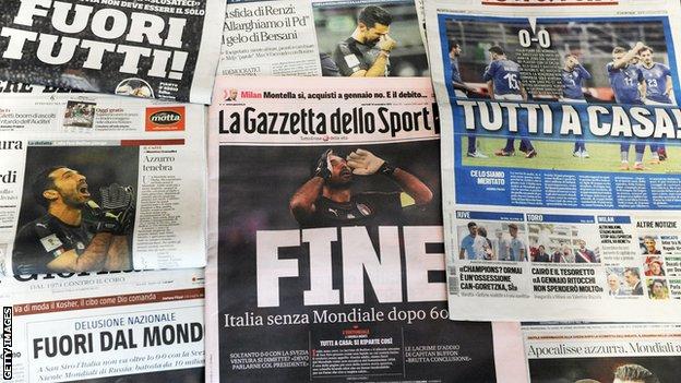 Italian daily newspapers