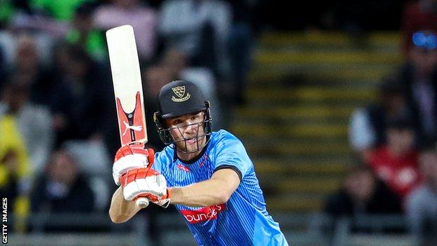 Evans hit seven half-centuries in the T20 Blast last summer