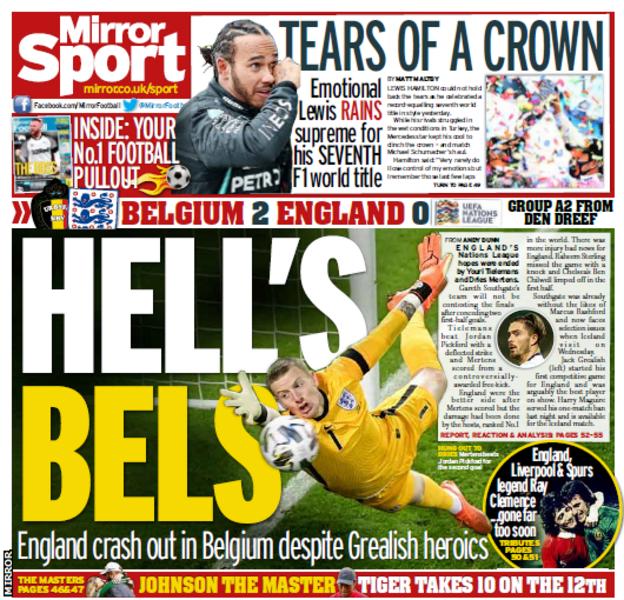 Mirror deals sport football