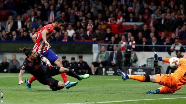 Atletico Madrid 1-0 Arsenal (agg 2-1) - BBC Sport