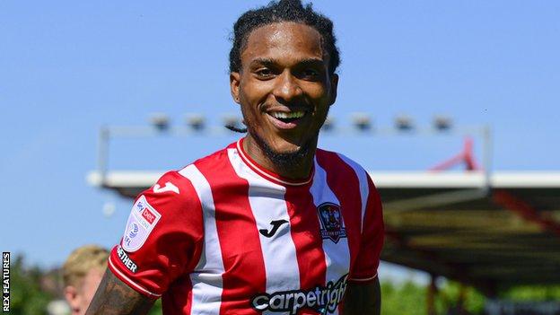 Jevani Brown: Jamaica call-up 'no bigger accolade' for Exeter City forward - BBC Sport