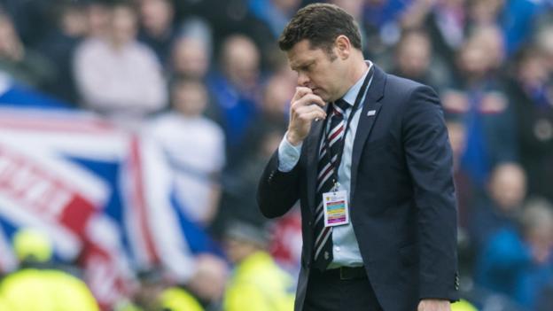 Celtic 4-0 Rangers: Graeme Murty laments ‘passive’ Scottish Cup semi-final display